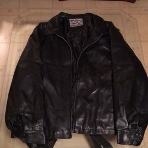 XXL Steve and Barry’s Black Pleather Jacket